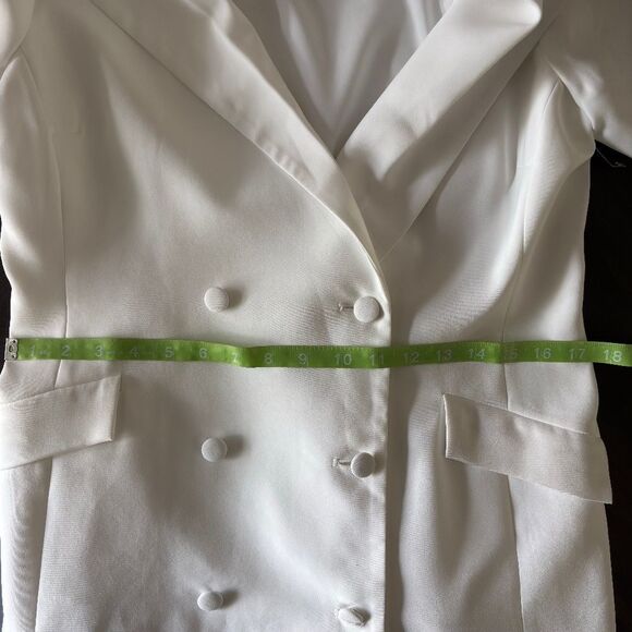 Amanda Uprichard White Mini Dress Elegant and Chic - Picture 15 of 16